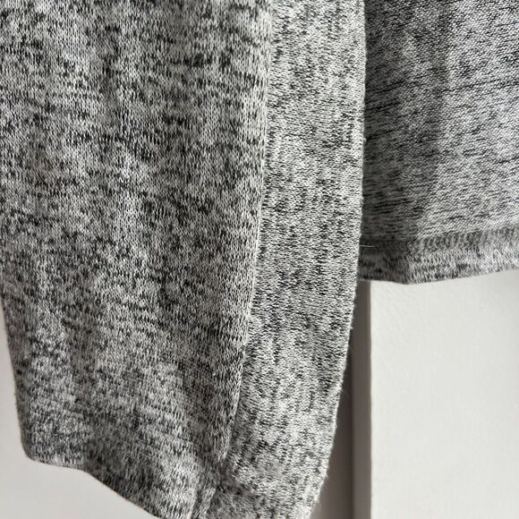 MIX 41Hawthorne open front lightweight light marled gray cardigan sz S - Picture 3 of 6